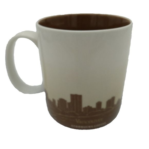 Starbucks VANCOUVER Collector Series Coffee Tea Global Icon 2009 16oz Cup Mug - Picture 3 of 5